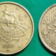 Italy 50 euro cent, 2002 2020 ***/