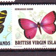 Britanski djevičanski otoci  1978 Mi.No 344-47 leptiri MNH