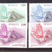 Monako1987 Mi.No. 1814-17 leptiri  MNH