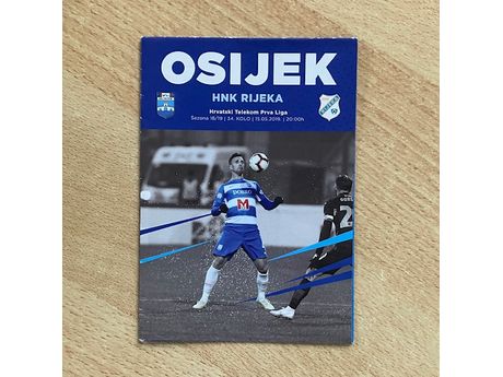  NOGOMET SLUŽBENI PROGRAM NK OSIJEK VS HNK RIJEKA