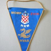 HRM - HVAR - ZVIR - MJEŠOVITI ODRED MORNARIČKOG PJEŠAŠTVA - zastavica (B)