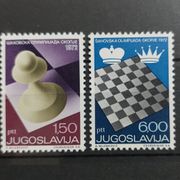 Jugoslavija, 1972. Šahovska Olimpijada Michel 1472-73 MNH