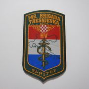 TREŠNJEVKA - SANITET - 149. BRIGADA - oznaka  ZAGREB
