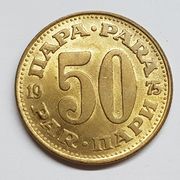 SFR JUGOSLAVIJA, 50 PARA, 1975.