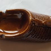 Stara pepeljara glazirana keramika