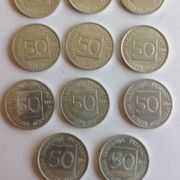 Slovenija 50 stotinov 1992 i 1993