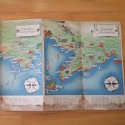 Napulj - stara brošura i karta