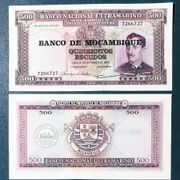 MOZAMBIQUE 500 ESCUDOS 1967-76 UNC -N1