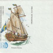 Njemačka - 1999 - koverta sa plačenom poštarinom - jedrenjak