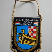 METKOVIĆ - 116 BRIGADA - 1. BOJNA - zastavica
