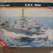 Maketa broda brod H.M.S. Sikht 1/600 1:600