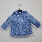 Mini Club jakna plave boje/bijeli cvjetni print, vel. 3-6 mjeseci