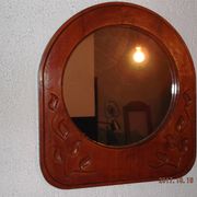 Drveni rezbareni okvir za ogledalo, ručni rad