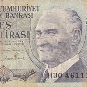 5 Lira 1970.