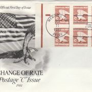 USA - 1981 -list iz karneta - stilizirani orao / oznaka C -- FDC