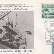 USA - 1981 - Pioniri zrakoplovstva - prigodna koverta