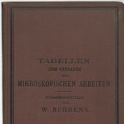 TABELLEN ZUM GEBRAUCH BEI MIKROSKOPISCHEN ARBEITEN (1887.)