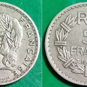 France 5 francs, 1952 rijetko ****/