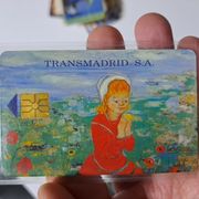 Telefonska kartica Transmadrid 1. izdanje 1993. 10.000 primjeraka N
