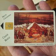 Telefonska kartica LACKOVIĆ BOŽIĆ 1993. 2T