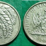 Trinidad and Tobago 25 cents, 2007 2012 ***/