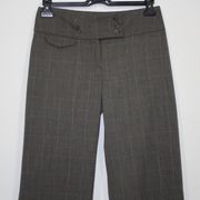 Yessica (C&A) hlače sivo-smeđe boje/uzorak, vel. 38/M