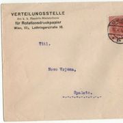 Austrija ☀ 1913 pismo WIEN - SPALATO Split novine NOWO VRJEMA
