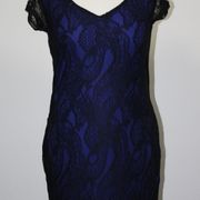 BodyFlirt haljina crno-plave boje, vel. 36/38