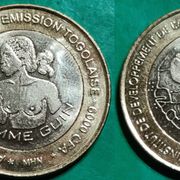 Togo 6000 francs, 2003 Guinean Woman kovano samo 1200 komada ***/