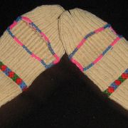 Terluci papuče etno ručni rad unikat