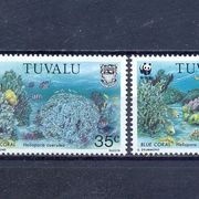 TUVALU - MNH - WWF - KORALJI - MI.BR.638/41 - KC = 10 €