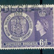 SOUTH RHODESIA, 1953, serija, zigosano, Michel 78, 0.5 €