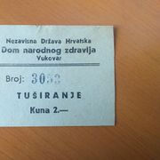 NDH Vukovar bon za tuširanje