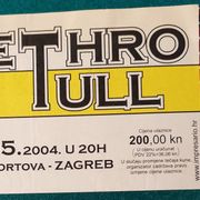 Ulaznica Jethro Tull 2004