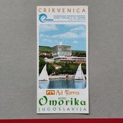 CRIKVENICA - Hotel "Omorika" =stari turistički letak /prospekt=