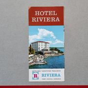 POREČ - Hotel "Riviera" =stari turistički letak/prospekt=