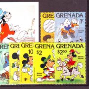 Grenada Walt Disney junaci crtani film Mi.No.991-99 +Bl.86 MNH 6027
