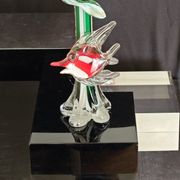 Art of  Murano glass, hand made - Vaza 9 , predivna 26x12 cm ༻Aurellia༺