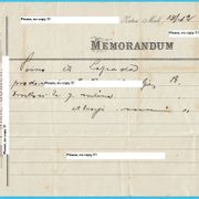 I. NIRIĆ GOGICA - Zaton Mali (Dubrovnik) stari orig. memorandum iz 1905. g.
