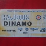 Hajduk - Dinamo 2004/05 ulaznica