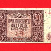 NDH, 50 Kuna 1941
