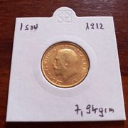 1 sovereign 1912.  zlatnik