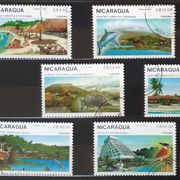 F25: Nikaragva (1989), Turizam, Fauna, komplet (CTO)