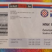 Hajduk-Oleksandriya ulaznica 2016 g.