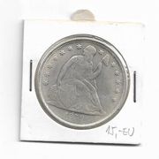 USA Dollar 1859 Seated Liberty Silver $1  falsifikat