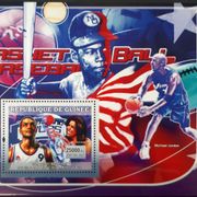 M25: Gvineja (2007), Američki sport - Košarka, Bejzbol, Parker, Jordan MNH
