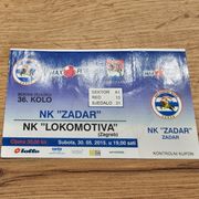 Ulaznica NK Zadar-NK Lokomotiva
