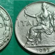 Italy 1 lira, 1923 ***/