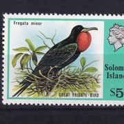 Solomonski otoci 1976 - Mi.br. 330, smeđokrili brzan (Fregata minor)  (PTI)