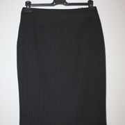 F&F suknja crne boje/bijele pruge, vel. 38
